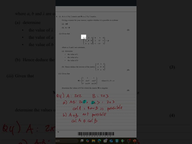 Are You Ready For Core Pure 1? | Further Maths Matricies