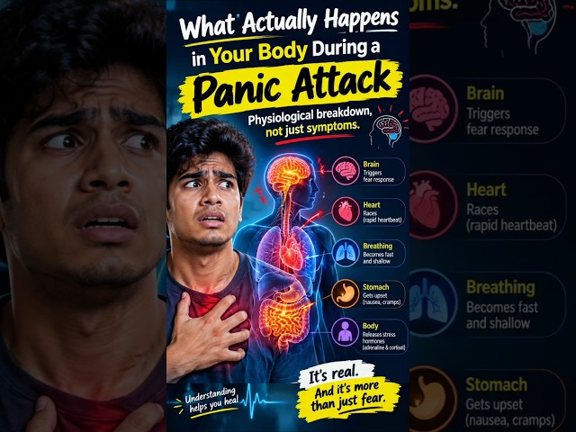 What Actually Happens in Your Body During a Panic Attack #stresslaxing #panickattacks #anxietyrelief