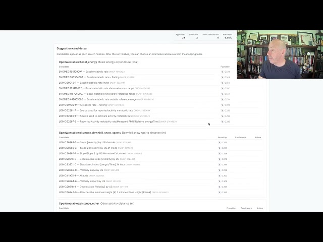 Jev-Based Source Code to Concept Mapping on Wearables