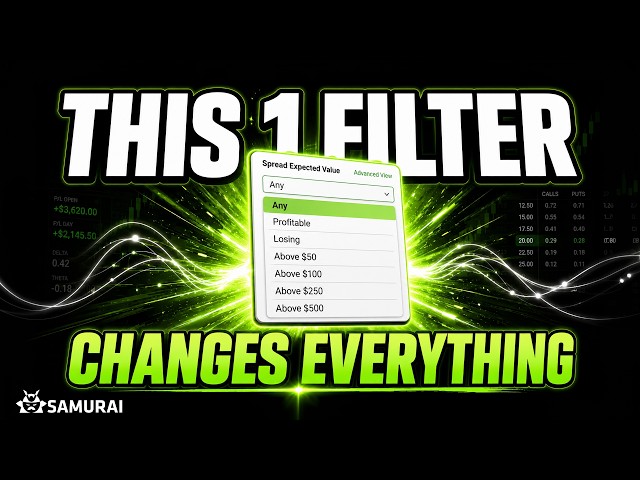 This 1 Filter Finds High Expected Value Trades (Options Scanner)"