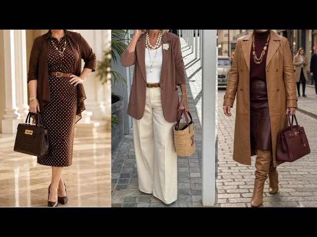 FALL WINTER 2026 2027 Outfits for Women Over 50: Modern and Elegant