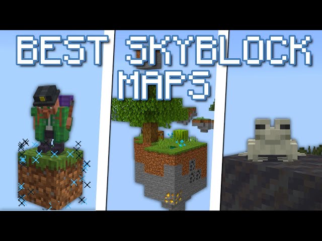 The BEST Skyblock Maps in Minecraft Bedrock!