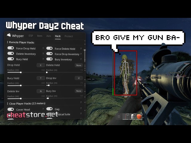 Whyper DayZ Cheat Showcase (Best DayZ Hack in 2026)