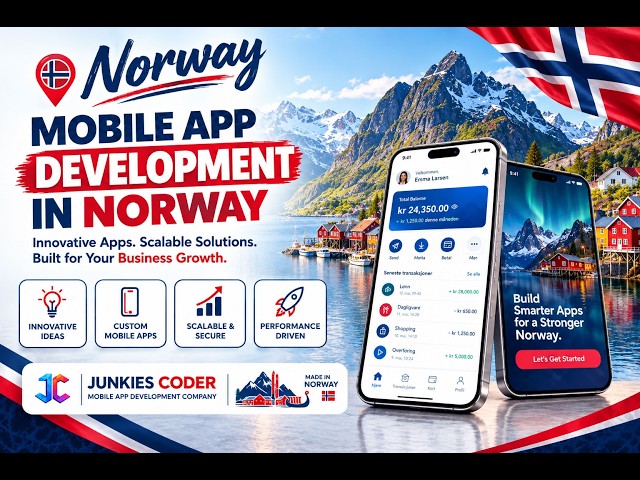 Top Mobile App Development Company in Norway | Scalable Digital Solutions for Modern Businesses