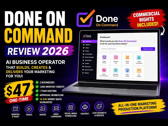 Done On Command Demo & Review 2026 – AI Business Operator for Marketing!