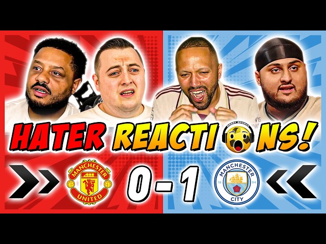 Man City's Rivals & Haters GUTTED 🤣 Reactions to Man United 0-1 Man City | Premier League Fan Reacti