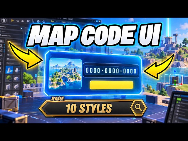 How to Make Map Code UI in UEFN & Show It In Your Map (Step by Step)