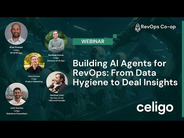 Building AI Agents for RevOps: From Data Hygiene to Deal Insights