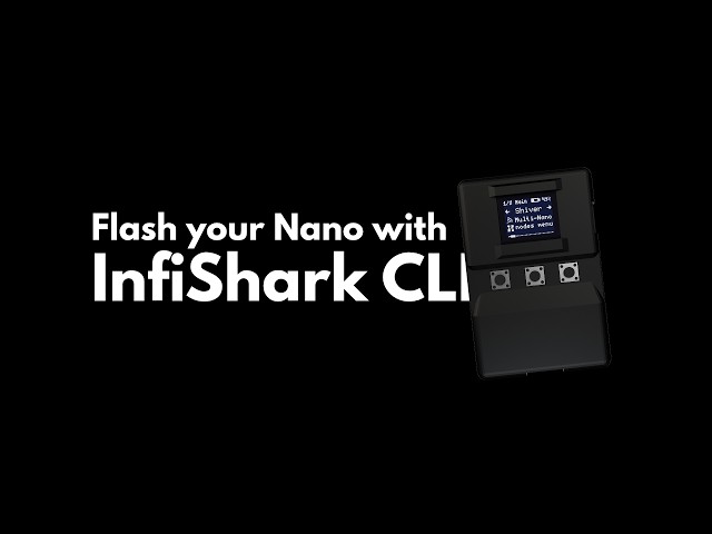 How To Update BLEShark Nano With InfiShark CLI