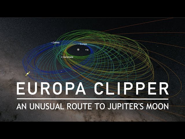 Unveiling the Europa Clipper's Unusual Route to Jupiter's Moon