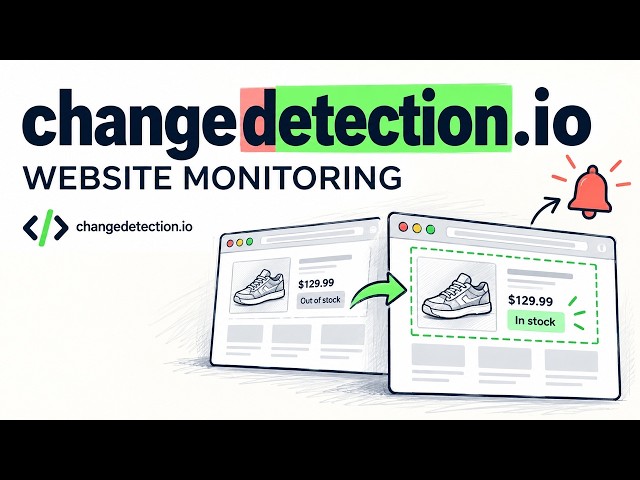 changedetection.io GitHub Overview: Render Dynamic Pages, Target Selectors & Route Alerts
