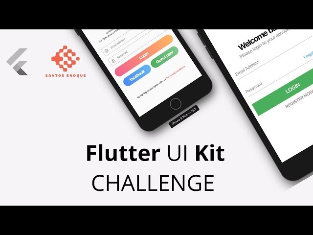 Flutter UI kit challenge [SPEED CODE]