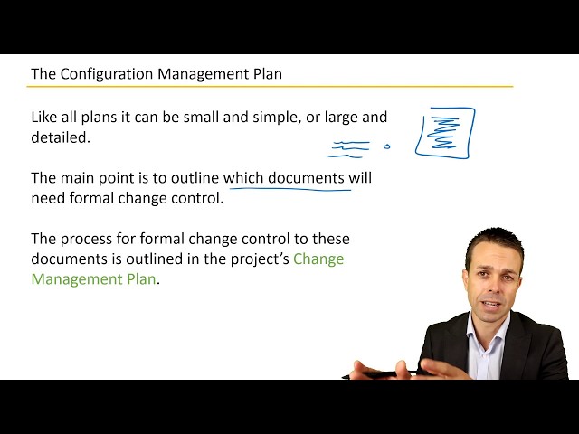 The CONFIGURATION MANAGEMENT PLAN | Key Concepts for Project Managers