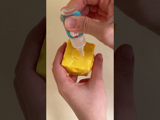DIY Crunchy Cheese Stress Ball! 🧀 Satisfying ASMR