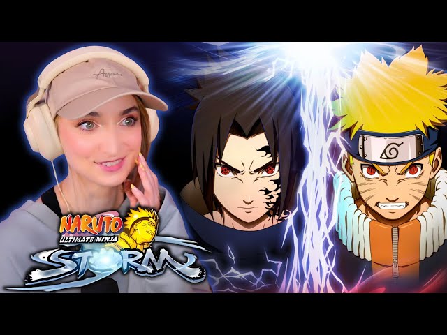 First Time Playing NARUTO NINJA STORM! (Gaming Stream & Hangout)
