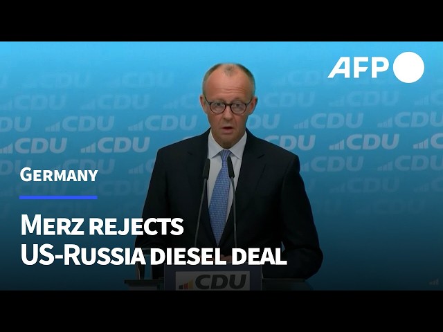 Russia will only negotiate under pressure, says Germany's Merz | AFP
