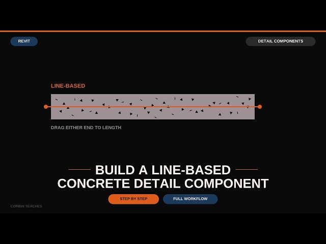 Build a Line-Based Concrete Detail Component — Revit