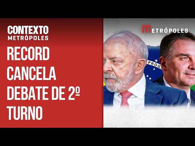 Record cancela debate presidencial entre Flávio Bolsonaro e Lula