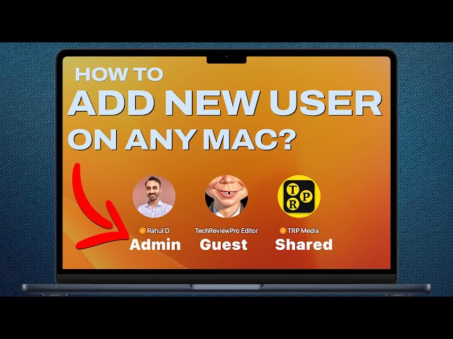 How to Add a New User Account on Mac? (Latest Method) ✅✅ Add New User Account on Any Mac (2026)