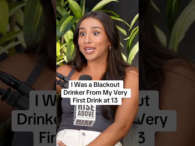 She became a blackout drinker at 13 😮😮😮 #sober