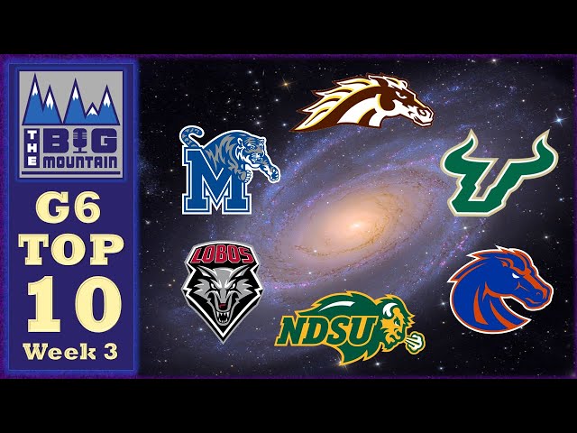 The Top 10 Group of 6 Football Teams after W2 - American, Mountain West, PAC-12, Sun Belt, MAC, CUSA