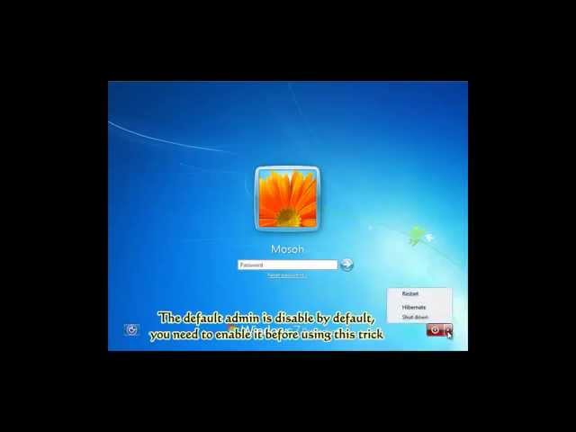 How to Unlock Windows 7 Password When Locked Out Of Computer