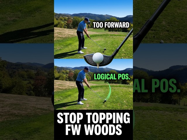 Logical Fairway Wood Ball Position #golf #golftips