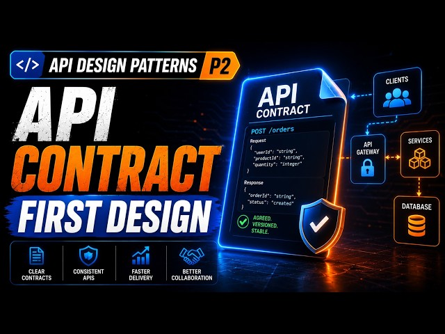 🔒🌐 Contract First Design — đừng code API trước khi hiểu cam kết | API Design Patterns P2