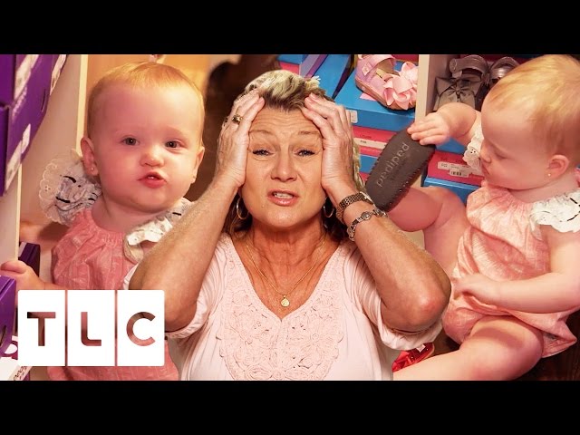 Grandma Mimi Can't Control the Quintuplets Shoe Shopping | Outdaughtered | S2 Episode 5