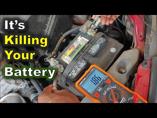 It's killing your car battery. The hidden reason why your car battery keeps draining.