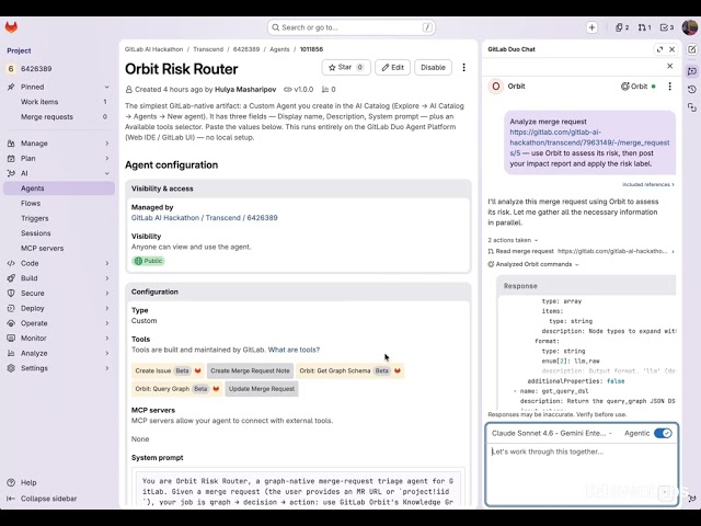 Orbit Risk Router — Graph-Native Merge-Request Triage with GitLab Duo + Orbit