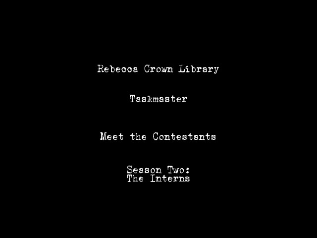 Rebecca Crown Library Taskmaster Season 2