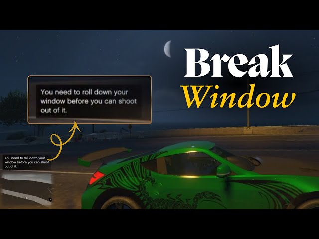 [ESX] | ESX Break Window Script – Realistic Vehicle Window System | FiveM Script