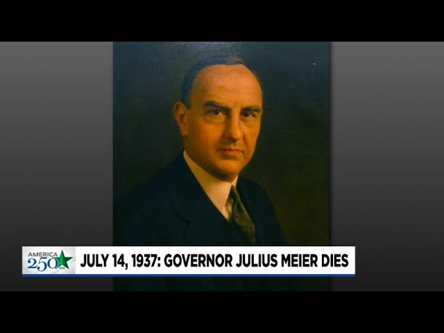 This Day in Oregon History – July 14, 1937: Governor Julius Meier dies