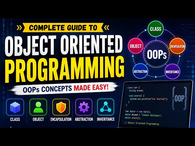 Object Oriented Programming clear concept in 5 mins for Fresher | fresher | fresher Job | jobseeker