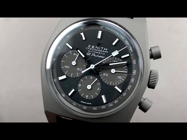 Zenith Chronomaster Revival Shadow El Primero 97.T384.4061/21.C822 Watch Review