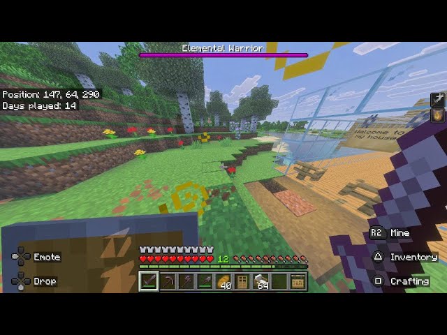 Minecraft But I Show my House