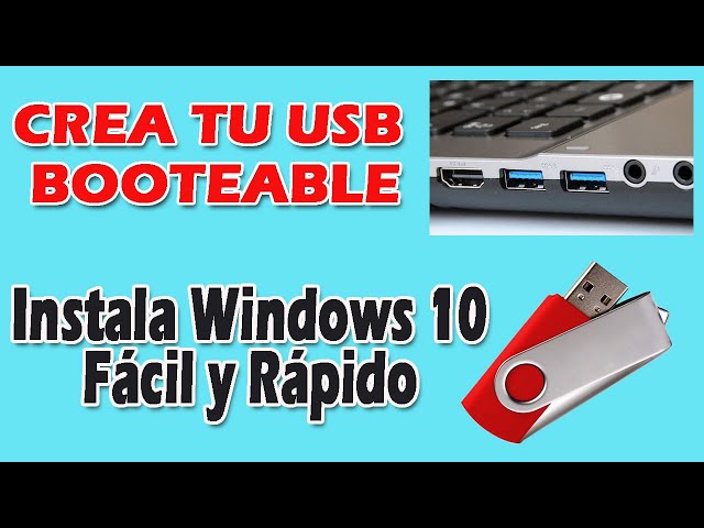 How to create a bootable USB drive, have Windows 10 on your memory stick, install easily and quickly