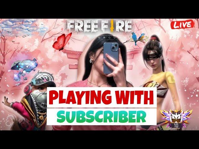 🥰PLAYING WITH SUBSCRIBER🥰 #ff #freefire #livestream #girlgamer #freefiremax #shortsfeed #shorts