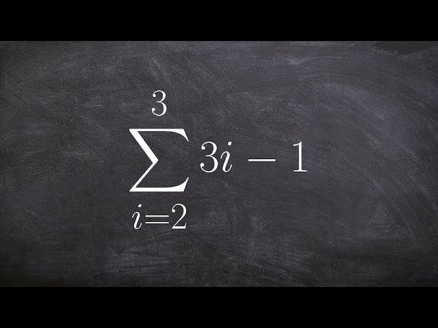 what is sigma notation and how to we use it