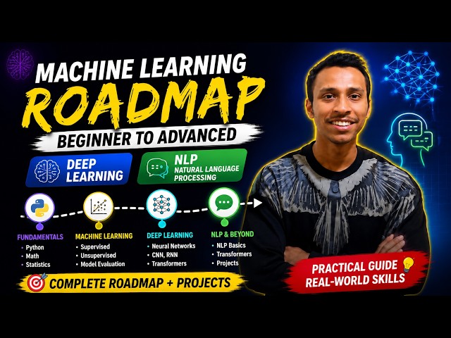 Complete Machine Learning Roadmap (2026) | Python to Deep Learning & NLP