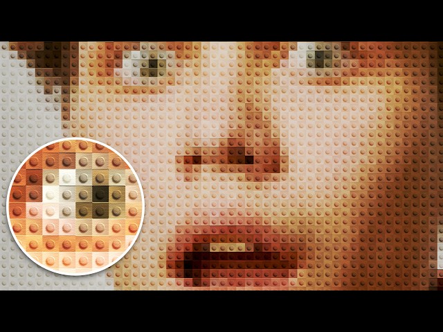 Toy Brick Photo Effect - Photoshop Tutorial