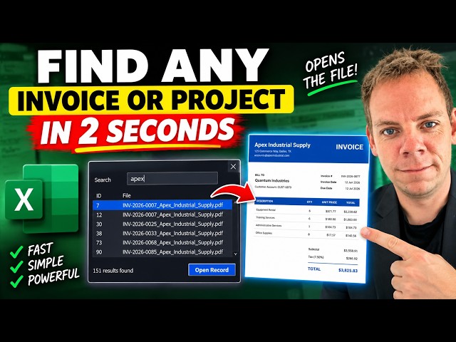 Build an Instant File Search Tool in Excel VBA (Opens Any File!)