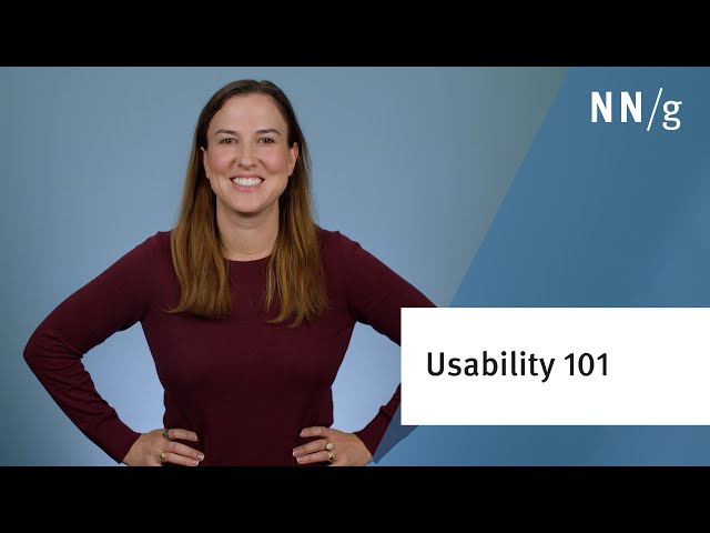 Usability 101