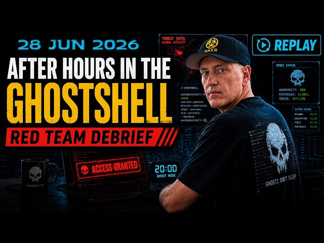 AH-000: After Hours in the GhostShell — Red Team Debrief | 2026-06-28