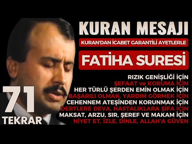 🤲🏻❤️FATİHA SURESİ❤️İsmail BİÇER❤️KURANDAN %100 İcabet Garantili AYETLERLE❤️71 tekrar❤️🤲🏻 #fatiha
