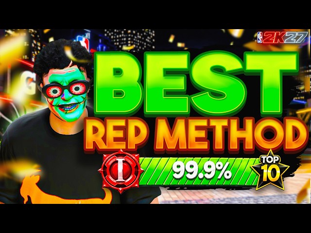 The BEST REP METHOD In NBA 2K27! The FASTEST And MOST EFFICIENT WAY To REP UP! HOW TO EARN XP FAST!