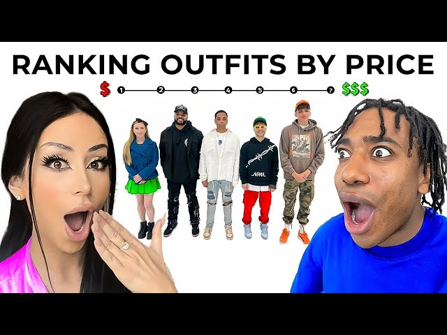 Ranking Guys and Girls By Outfit Price