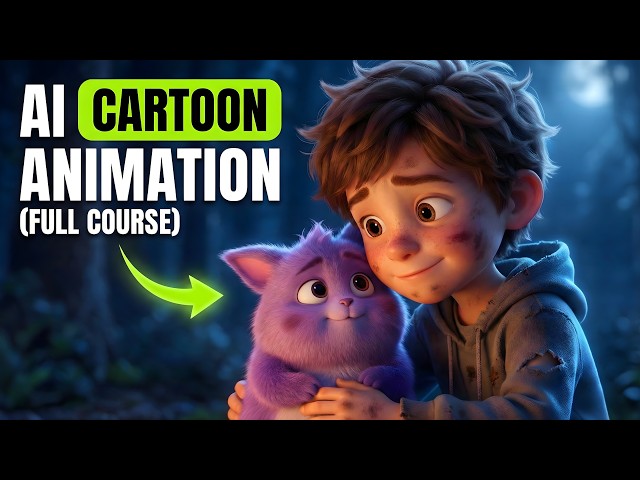 Make a Full 3D Cartoon Animation with FREE AI (Consistent Characters + Lip Sync)