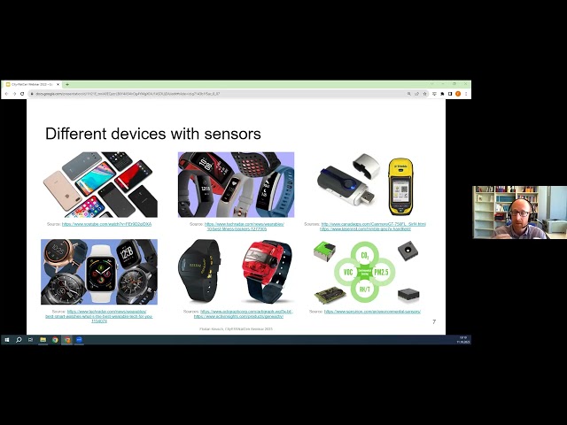 Data collection with wearables, apps and sensors